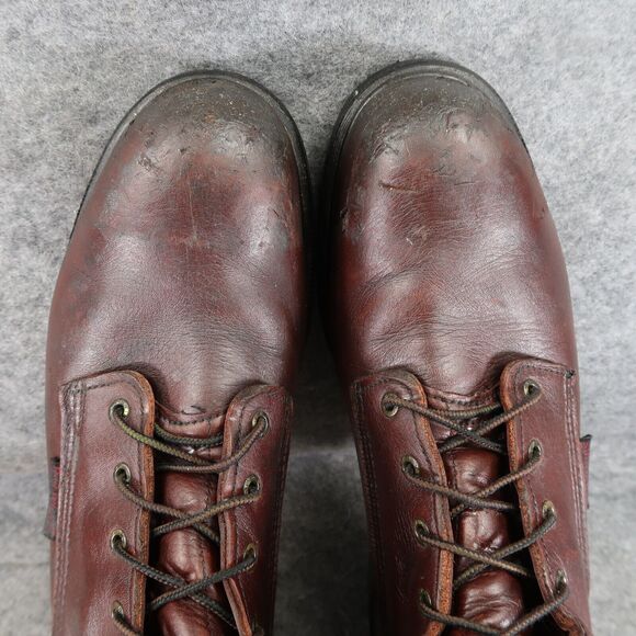 Red Wing Shoes Mens 14 Boot Steel Toe Work EH Leather Supersole Waterproof Brown - Picture 11 of 16